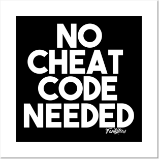 CHEAT CODE (w) Posters and Art